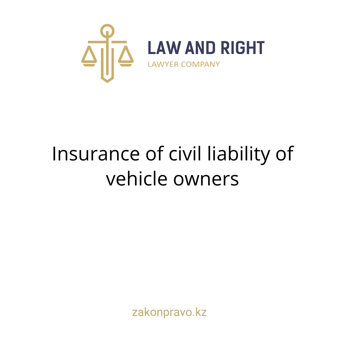 Insurance of civil liability of vehicle owners