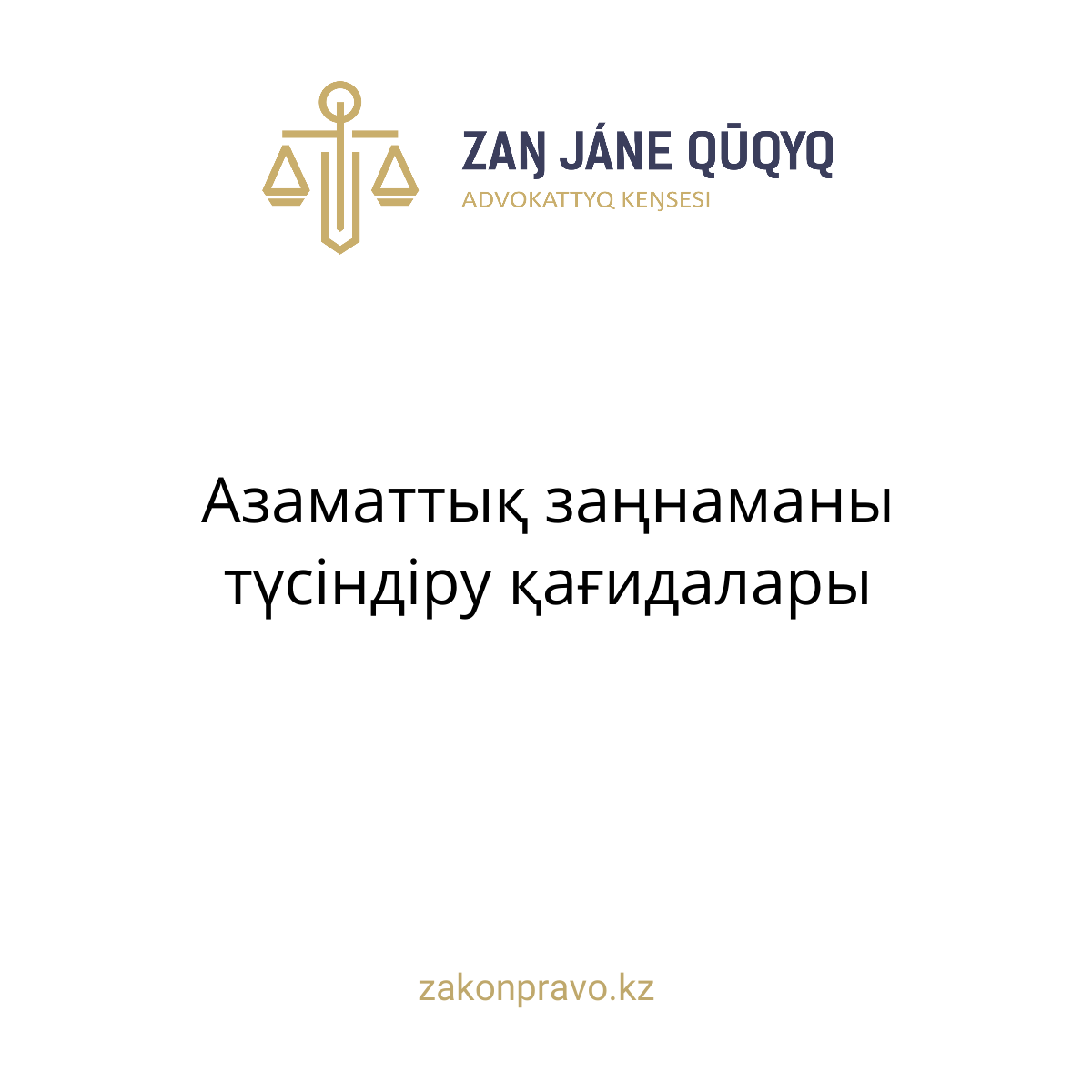 Азаматтық заңнаманы түсіндіру қағидалары