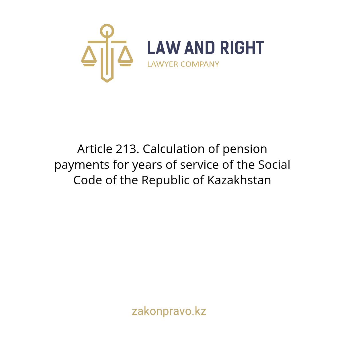 Article 213. Calculation of pension payments for years of service of ...