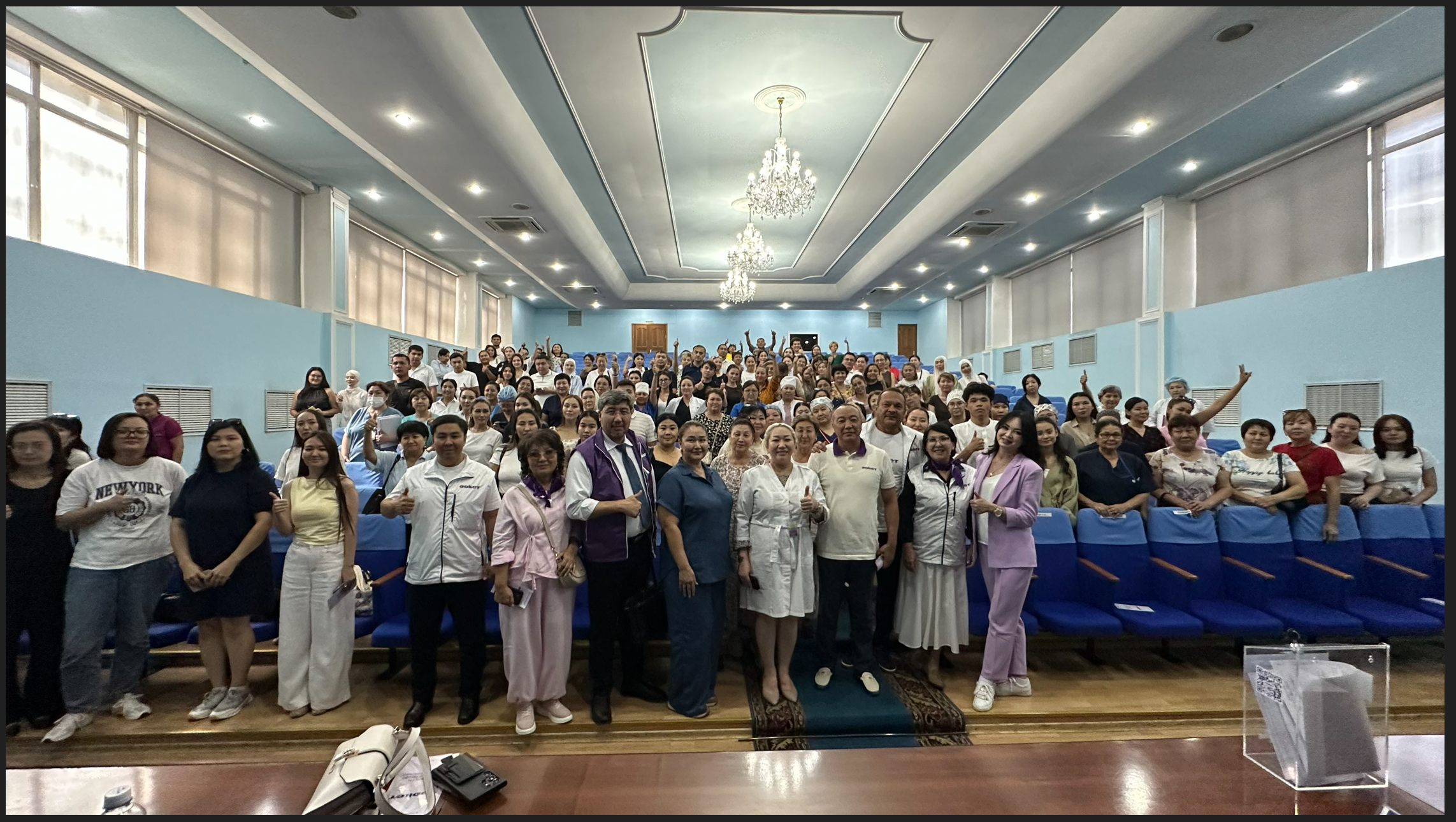 Сайлау штабының мүшелері Орталық қалалық клиникалық аурухананың төрағаларымен кездесу өткізді